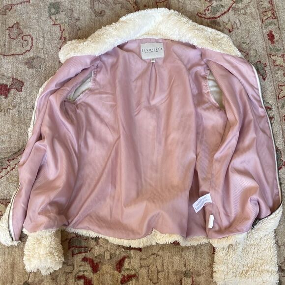 live • life by Sanctuary Faux Fur Lined Full Zip Jacket Women’s Large - Picture 6 of 11